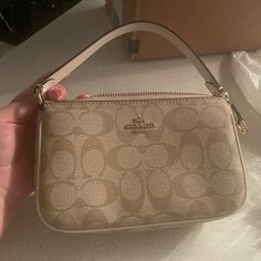 Brand New Coach Purse Very Y2k Style. Beige And Brand New. Haven’t Worn It Once. I Just Received This As A Gift A Couple Days Ago And Am Looking To Sell. Price Tag Still On. No Box Or Duster Bag Given To Me Just The Purse W The Tag. It’s Not My Style And Am Hoping To Sell This To Get Something That Suits My Style More. Brown Coach Purse, Simple Fits, Coach Shoulder Bag, New Haven, Coach Bag, Coach Purse, Small Handbags, Price Tag, Coach Purses