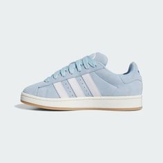 adidas Campus 00s Shoes - Blue | Men's Lifestyle | adidas US Blue Campus 00, Light Blue Adidas, Campus 00s Shoes, 00s Shoes, Shoes For School, Wishlist Ideas, Pretty Sneakers, Adidas Campus 00s, Back To School Shoes