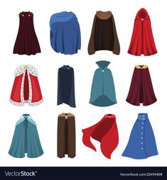 different types of capes and cloaks