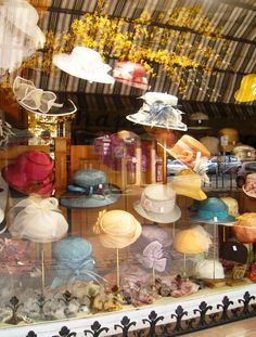 Historical Hats, French Hat, Small Store, Ivy House, Jewelry Wall