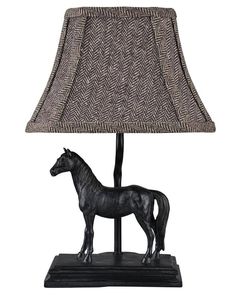 FAIRE - AHS Lighting Lamps Run For The Roses Accent Lamp Western Lamps, Horse Lamp, Run For The Roses, Bronze Table Lamp, Black Stallion, Equestrian Decor, Bronze Table, Rustic Lamps, Small Table Lamp