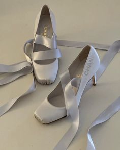 Ballet Heels, Stunning Shoes, Fancy Shoes, Girly Shoes, Aesthetic Shoes, Ballet Slippers, Wedding Heels, Swag Shoes