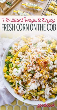 fresh corn on the cob is an easy and delicious side dish that can be made in less than 10 minutes