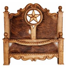 Cowhide Rope Star Bed Frame Cowhide Bed, Arizona Ranch, Rustic Bedrooms, Cowhide Furniture, Western Bedroom, Into The West, Rustic Country Home, Style Bed, Eclectic Furniture