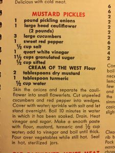 an old recipe book with instructions on how to cook