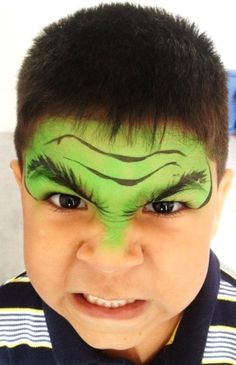 Face Paint Ideas For Boys, Basic Face Painting, Superhero Face Painting, Bodysuit Tattoos, Face Painting For Boys, Uhyggelig Halloween, Face Painting Easy, Kids Face Paint, Cool Face