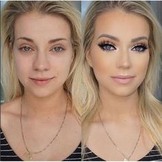 Beautiful before and after! Iconic Eyes and Lashes! By @muavee #torontomua #torontohair Makeover Makeup, Wedding Makeup Tips, Beauty Make-up, Makijaż Smokey Eye, Braut Make-up