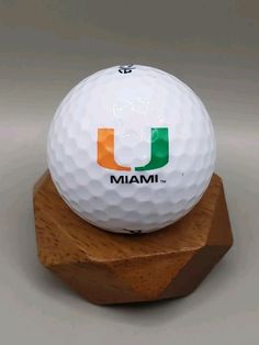 Show off your University of Miami pride on the golf course with this logo golf ball from Pinnacle! ⛳🙌 Perfect for collectors and fans alike. #UniversityOfMiami #GolfBall #Collector #Pinnacle #Florida 🏌️‍♂️🔶  #eBay #eBayStore #eBaySeller #Golf #Pinnacle #logo #UNIVERSITYOFMIAMI #CollectorsDisplay