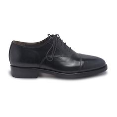 Made from premium quality genuine leather, these oxford styled beauties are head-turning. An excellent choice for the fashionable ones, this cap-toed shoe is definitely a showstopper.   Black Oxford Genuine Leather Shoes with Cap Toe are not only trendy, but they are also versatile and perfect for both professional and formal events. Classic Wingtip Oxford Shoes For Business, Classic Wingtip Oxford For Business, Classic Fitted Oxford Lace-up Shoes, Leather Oxford Shoes With Almond Toe, Timeless Oxford Shoes For Business, Classic Oxford Lace-up Shoes With Rubber Heel Cap, Classic Formal Oxford Shoes With Brogue Detailing, Classic Formal Oxford With Brogue Detailing, Classic Brogue Detailed Oxford For Formal Occasions