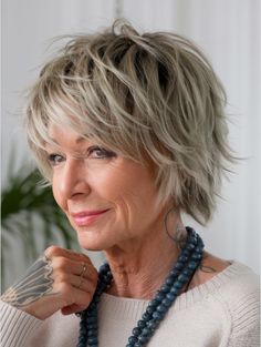 Modern Short And Sassy Haircuts For Women Over 50 Trendy Haircuts For Short Hair, Sassy Haircuts For Women, Gray Long Hair, Wavy Shag, Haircuts For Short Hair, Hip Hair, Sassy Haircuts, Chic Short Hair, Stylish Short Hair