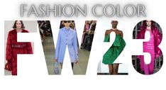 Модные цвета PANTONE осень-зима 2023 /2024 - Milan Style, Color Forecasting, Trend Report, Fashion Color