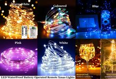 Christmas Fairy Lights 5M 50LED & 10M 100LEDs Battery Operated Copper String Lights with Remote, Waterproof Party Lights for Jars/Bottles   Description:   50 LED and 100 LEDs Party theme LED fairy string lights create lovely atmosphere with a white / warm white / Multi-colour/ Blue glow. Perfect indoor and outdoor decor night lights, add light and enjoyment to either your vanity mirror, children's bedroom, a glass vase, cupboard, garden or to any window display. Golden Coloured Copper wire/cable Copper Wire Fairy Lights, Fairy Lights Wedding, Lights Party, Holiday String Lights, Copper Wire Lights, Christmas Fairy Lights, String Lights Wedding, Fairy Decor, Xmas Lights