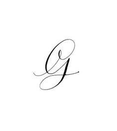 the letter g in cursive handwriting