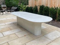 CUSTOM Concrete Dining Table PLEASE Read Description - Etsy Long Outdoor Dining Table, Cement Table, Furniture Shops, Concrete Dining Table, Concrete Furniture, Portland Cement, Concrete Table, Concrete Color, Concrete Art