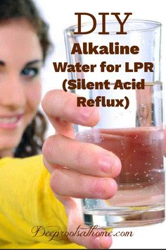 How To Make Your Own Alkaline Water for LPR (Silent Acid Reflux). #health #healthy #recipe #idea #easy #howto #diy #womenshealth #menshealth #guthealth #wellness #simple #diet #triggers #water #drinks #medicine #natural #food #warning #body #alkaline #directions #ingredients via @deeprootsathome Lpr Diet Recipes, Diy Alkaline Water, Lpr Diet, Silent Reflux, Holistic Therapy, Simple Diet, Reflux Diet, Acid Reflux Diet, Chronic Cough