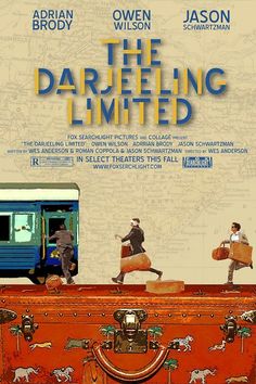 the darfeing limited movie poster with two people walking on top of an old suitcase