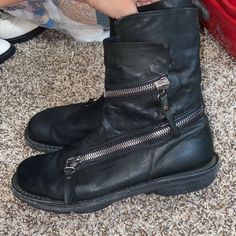 Great Condition Moto Boots, Helix, Women Shoes, Boots, Women Shopping, Black, Color