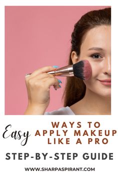 This easy step-by-step beauty guide will help you to apply makeup like a pro! Brow Stylist, Color Correcting Concealer, Correcting Concealer, Applying Eye Makeup, Makeup Pro, Apply Makeup, Concealer Makeup, Dark Circles Under Eyes, How To Apply Lipstick