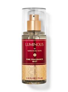 Luminous Travel Size Fine Fragrance Mist Bath & Body Works, Musk Perfume, Eye Makeup Pictures, Fine Fragrance Mist, Fragrance Set, Fragrance Design, New Fragrances, Fragrance Mist