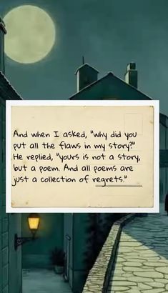 an image of a man walking down the street with a sign in front of him that says, and when i asked why did you put all the floss in my story?