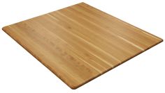 a wooden cutting board on a white background