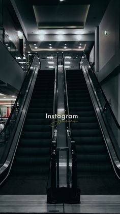 an escalator in a building that is empty