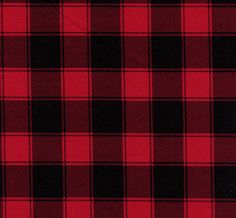 a red and black plaid fabric