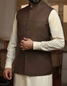 Barat Dress For Men, Shalwar Kameez With Coat, Off White Suit, Islamic Wear, Nehru Jacket For Men, Wedding Outfit For Boys, Jodhpuri Suit