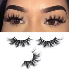 PRICES MAY VARY. 1.★【Premium Mink Fur - Soft & Comfortable】 -- 100% siberian mink fur eyelashes. Real full strip mink eyelashes feel more comfortable than synthetic lashes. Dramatic soft, natural curved, like human natural lashes, but not irritate to your eyes. 2.★【Only 0.5g - Light Weight】 -- Each pair of our 3D mink false eyelashes only weighs 0.5 grams. Lightweight "0" burdens, no heavy feeling. You will not even feel their exist on your eyes. Cruelty-free Mink fur. These fine fibers come fro Applying False Eyelashes, False Eyelash Extensions, Thick Lashes, Best Mascara, Faux Mink Lashes, 3d Mink Lashes, Fake Eyelashes, Natural Lashes, Mink Eyelashes