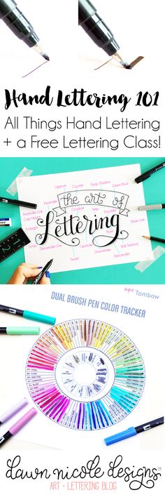 hand lettering 101 all things hand lettering and a free lettering class