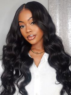 CurlyMe Pre-bleached Body Wave Hair Wear Go Glueless Wig Pre-cut HD Lace Pre-plucked Affordable Human Hair Wigs, Wig Install, Glueless Wigs, Glueless Wig, Hair Shades, Body Wave Wig, Body Wave Hair, Wave Hair, Short Bob Wigs