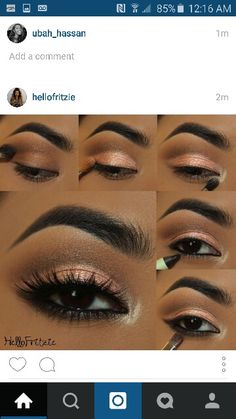 Love Brown Girls Makeup, Glam Wedding Makeup, Eye Makeup Styles, Dramatic Eye Makeup, Face Makeup Tips, Nyx Makeup, Makeup Obsession, Makeup For Black Women, Diy Makeup