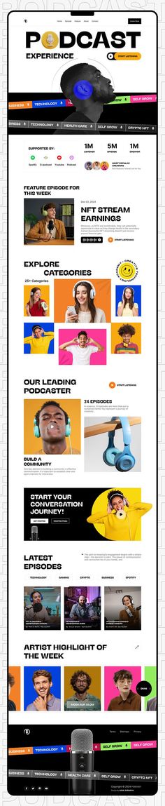 #webdesignerportfolio #webdevelopmentservices #creativedesign #modernwebdesign Podcast Landing Page, About Me Website Design, Podcast Website Design, Website Page Design, Website Counter, Ui Landing Page, Podcast Website, Party Website