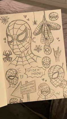 spiderman sketch
spiderman draw ideas
draw 
sketch Spiderman Drawings, Marvel Art Drawings, Spiderman Drawing, Spiderman Art Sketch, Drawing Hair, Seni Dan Kraf, Drawing Faces, Easy Doodle Art, Easy Drawings Sketches