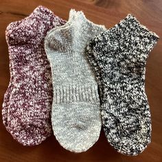 Brand New Without Tags. Three Pair Of Sweater Socks, Womens. Black, Gray And Burgundy In Color With Specks Of White. Ankle Length. Casual Super Soft Stretch Socks, Casual Comfortable Warm Socks, Casual Warm Comfortable Socks, Gray Casual Socks For Fall, Casual Gray Socks For Fall, Casual Warm Socks In One Size, Casual Warm Socks, Casual Warm Socks One Size, Warm Stretch Casual Socks