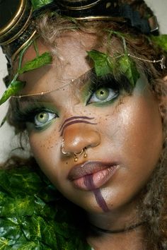 Faun Makeup, Faerie Makeup, Phoenix Makeup, Fairy Costume Diy, Happy Black, Fairy Costume, Costume Makeup, Diy Costumes