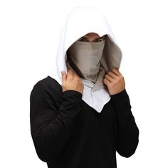 PRICES MAY VARY. Super soft and double lined cotton Integrated mask that can be removed Designed to adapt to any non-hooded garment Great for costume or casual Perfect cosplay accessory for Ren Faire or Comic Con These hoods are designed to adapt to any non-hooded garment. They are great for casual winter wear as well as costume events such as a Ren Faire or a cosplay at Comic Con. The have an integrated mask that can be removed if desired. Mask Assassin, Rogue Ninja, Assassin Cosplay, Cyberpunk Mask, Perfect Cosplay, Body Poses, Leather Diy, Winter Casual, Winter Wear