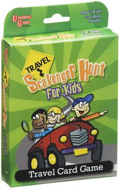 the travel card game is in its packaging