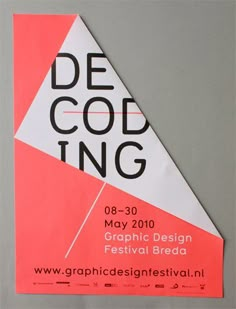 an advertisement for a graphic design festival