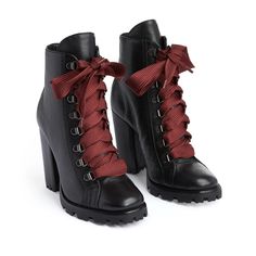 Zhara Bootie: Chunky Combat | Check it out! | Schutz Shoes – SCHUTZ Fancy Combat Boots, Cloven Hoof Shoes, Vampire Shoes, Gothic Heels, Chunky Combat Boots, Stiletto Ankle Boots, Witch Shoes, Gothic Shoes, Black Leather Top