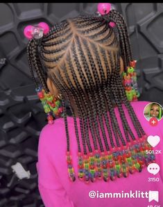 Toddler Back To School Hairstyles Black, Half Up Half Down Braids For Kids, Latest Hair Braids For Kids, Baby Girls Hairstyles Black, Kids Half Up Half Down Braids, Hair Styles For School Easy Kids Black Natural, Pink Braids For Kids, Baby Face Hairstyle, Black Kid Hair Styles