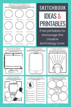 the printable worksheet for kids to learn how to make their own drawings