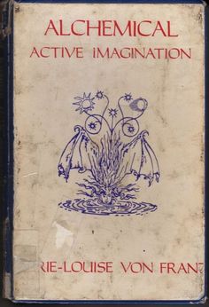 an old book with blue ink on it that says alchemical active magnation