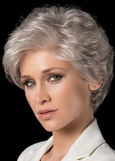 Short Shaggy Hairstyles Women's Wavy Synthetic Hair Capless Wigs 10Inch | eBay Elegant Short Hairstyles, Short Hairstyles For Older Women, Hairstyles For Older Women, Short Silver Hair, Shaggy Short Hair, Short Grey Hair, Cheap Human Hair, Natural Hair Styles Easy, Short Hair Over 60