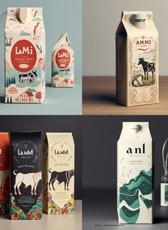 Minimalist milk packaging design inspiration Milk Packaging Design, Tj Max, Food Package, Brown Paper Packages, Graphic Design Packaging, Cosmetic Packaging, Packaging Solutions, Packaging Design Inspiration