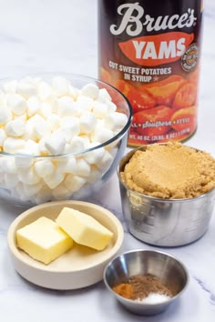 the ingredients for this dessert include marshmallows, graham's and orange juice