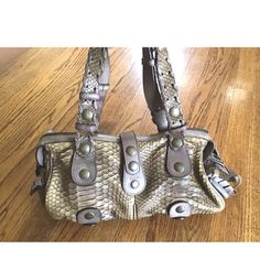 Chlo Silverado Shoulder Baguette Bag Python Leather 100% Genuine Y2k Cintage Please Look At Photos Of Inside The Bag As It Is Discolored Due To Age. Very Good, Almost New Condition Chloe Bags, Chloe Handbags, Baguette Bag, Chloe Bag, Python, Chloe, Look At, The 100, Bag Lady