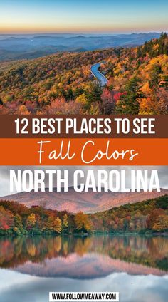 10 Best Places to See Fall Colors in North Carolina Blue Ridge Parkway Fall, North Carolina Fall, East Coast Usa, Fall Vacation, North Carolina Travel, East Coast Travel