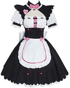 Servant Dress, Bobbies Shoes, Pink Clothing, Maid Outfit, Estilo Punk, Maid Dress, Alternative Outfits