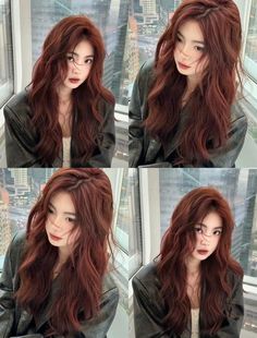 Neutral Skin Tone Hair Color, Dark Autumn Hair Color, Mom Cut, Korean Hair Color, Brown Hair Looks, Candy Hair, Hair Inspiration Long